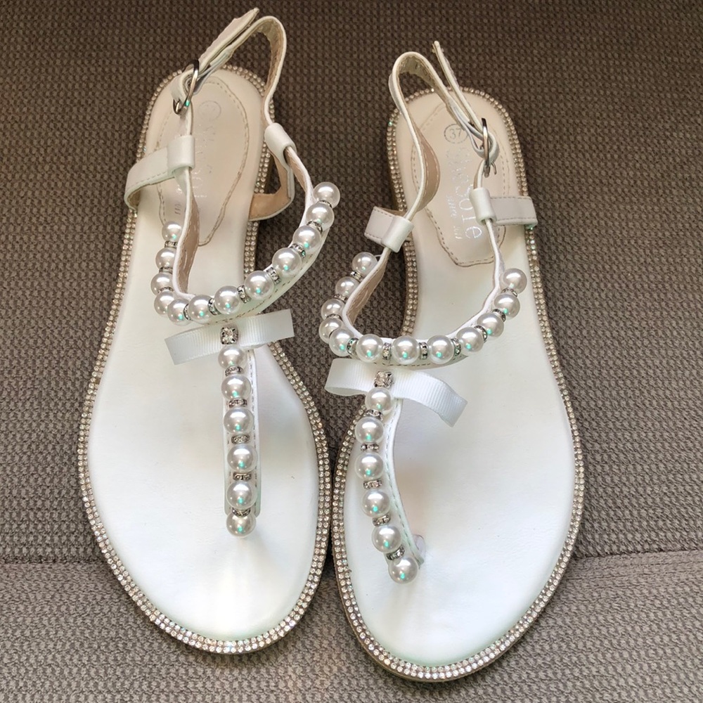 White Sandals